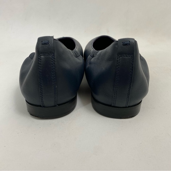 VANELI Blue Leather Ballet Flat Slip On Women Shoes 10 M Casual Dress - Picture 11 of 12